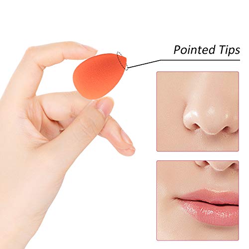 FAMILIFE 6PCS Makeup Sponge Set, Super Soft Beauty Sponge, Suitable for Liquid Cream and Powder Multi-colored, Makeup Sponges - Thumbnail 2
