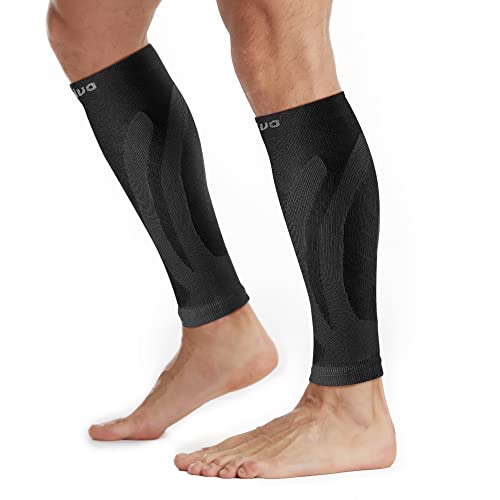 CAMBIVO 2 Pairs Compression Calf Compression Socks for Running, Fitness, Sports, Football, Cycling, Circulation, Varicose Veins