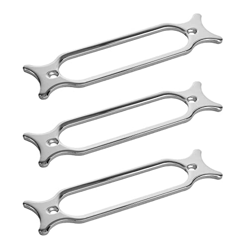 Unxuey Metal Single Coil Pickup Mounting Ring Set Pickups Cover Frame Replacement Part for Electric Guitar (3 Pack, Silver) at Amazon