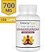 Organic Ashwagandha 1400mg Made with Ashwagandha Root Powder & Black Pepper Extract - 120 Capsules. 100% Pure Ashwagandha Supplement for Stress Relief, Anti-Anxiety & Adrenal, Mood & Thyroid Support