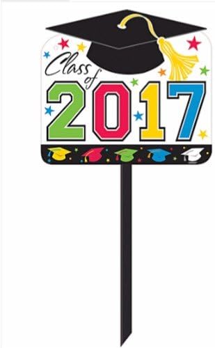 2017 Rainbow Graduation Yard Sign Graduate
