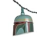 STAR WARS Kurt Adler 10-Light Boba Fett Helmet Light Set