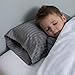 Angel Baby Toddler Pillow Case: 14x20.5 Inch Small Pillow Cases for Kids, Grey