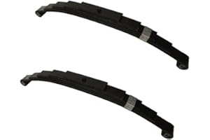 M-Parts 2 Pack SW6 - SW6-6-Leaf 24.88" X 1-3/4" Double Eye Springs for 5,300 Lbs Trailers, 2,650 Lbs Capacity Per Spring