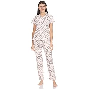 Clovia Women’s Cotton Graphic Print Pajama