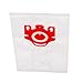 I-clean 12pcs FJM Vacuum Bags Replace for Miele AirClean 3D Efficiency Dust Bag, with 4 Filters