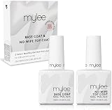 MYLEE Gel Polish Top Base Coat UV LED Soak-Off Nail Art Manicure Pedicure 2x15ml