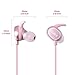 ULAK Bluetooth Headphones, Wireless V4.1 Sport Stereo In-Ear Noise Cancelling Sweatproof Running Headsets with APT-X/Mic for Apple iPhone 7/7Plus Samsung Galaxy S7 and Android Phones - Rose Gold