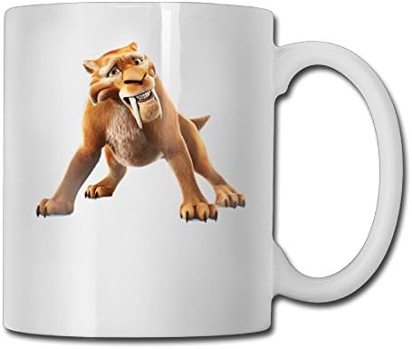 Sabre Wulf Coffee Mugs Tea Mug Office Staff Best Birthday Gift For Mom - Great For Father's Day Christmas Gifts For Husband Wife White 12 Oz