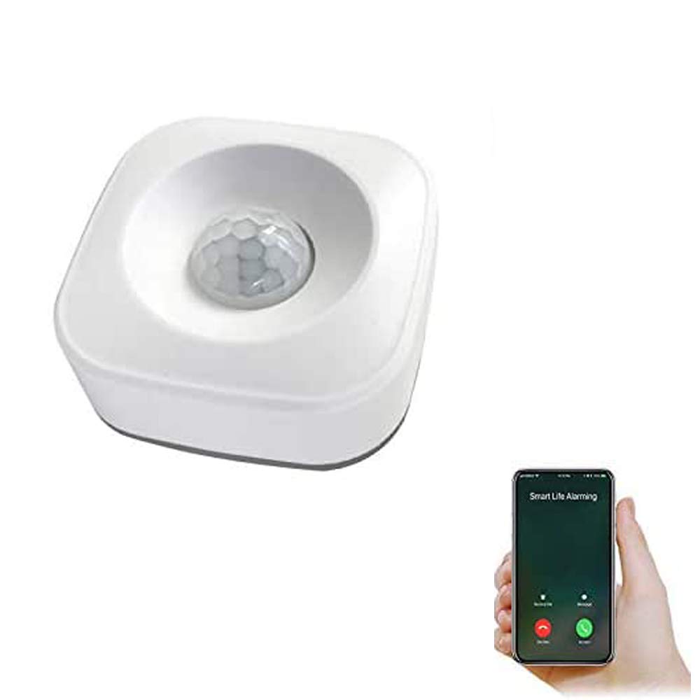 Yueyang Smart Motion Detector Wireless Wifi for Home, PIR Infrared Motion Detector for Safe Home and Office, Works with SmartLife App