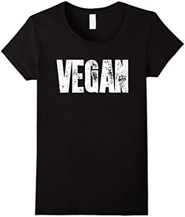 Womens Vegan T-Shirt Cool Men's / Women Vegetarian Food Gift Small Black