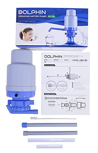 2PK | Improved New Generation Dolphin Water Bottle Pump with 4 Tubes (Fits Most 2-6 Gallon Water Coolers [Excluding Glass]) - Thumbnail 7