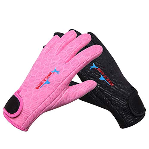Excursion Sports Neoprene Diving Gloves, 1.5MM Five Full Finger Wetsuit Gloves for Scuba-Diving, Snorkeling, Surfing, Kayaking, Cleaning Pond and All Water Activities for Men and Women - Thumbnail 6