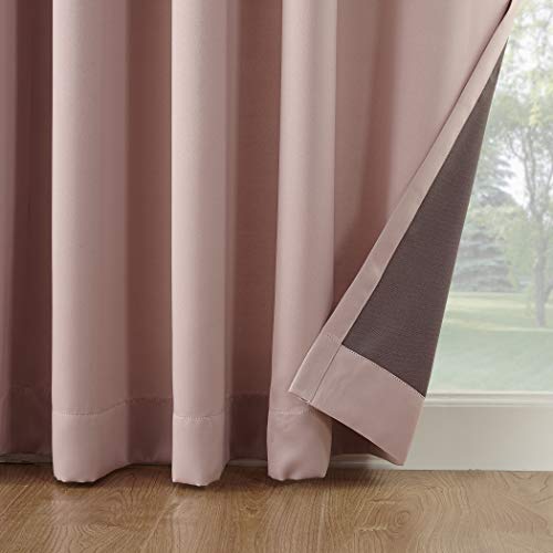 Sun Zero Barrow Grommet Sliding Patio Door Curtain Panel, 100" x 84