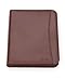 Professional Executive Business Padfolio Portfolio Case with 3 Ring Binder - PU Leather Resume & Document Organizer with 10.1 inch Tablet Sleeve, Zipper, Premium Paper Pad – Almond Brown