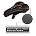 Emoly Bike Seat Cover, Extra Soft Gel Bicycle Seat, Bike Saddle Cushion with Water&Dust Resistant Cover for Indoor and Outdoor Cycling (Black)thumb 3