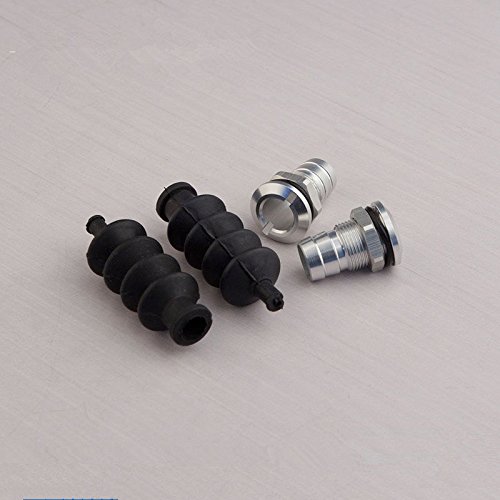 2Pcs Waterproof Push Rod Seals Rubber Bellow 10mm Aluminum Mount RC Boat RC#819 - Thumbnail 2