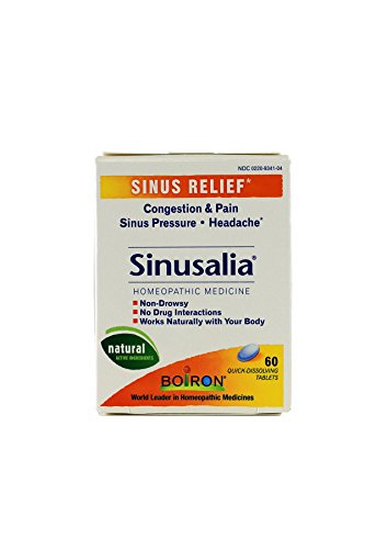 Boiron sinusalia for sinuses, 60 tablets (pack of 3)