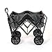 Mac Sports Collapsible Folding Steel Frame Outdoor Garden Camping Wagon, Gray