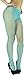 ToBeInStyle Women’s Sexy Vibrant Fine Classic Fishnet Full Footed Pantyhose - Queen Size - Turquoise