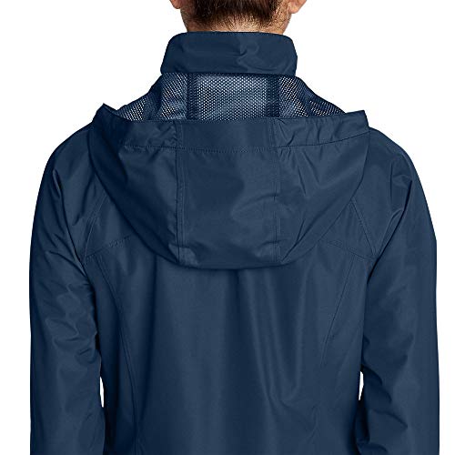 Eddie Bauer Women's Rainfoil Packable Jacket, Waterproof, Black, Medium