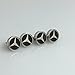 Fit Mercedes Benz Logo Laser Engraved Steel Metal Screw Cap for License Plate Frame Set of 4 Anti Theft or Removable Style