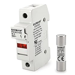 Baomain Cylindrical Fuse Holder RT18-32(X) 10mm X