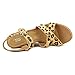 UGG Australia Womens Jazmine Calf Hair Leopard Wedge