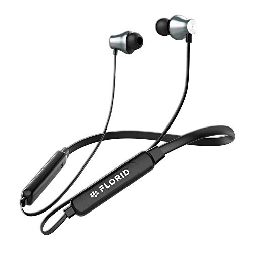 FLORID Rave Machine 01 High Bass Wireless Neckband Headphone with in-Built Mic | Bluetooth 5.0 Seamless connectivity | I