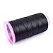 SEIKEA Strong Thick Polyester Embroidery Thread Bonded Nylon Heavy Duty, Weave Hair, Sewing Wig, Leather Canvas Hard Craft 420D/3