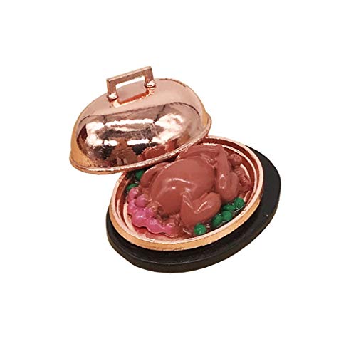 image for Kasien Dollhouse Accessory Mini Turkey, 1:12 Dollhouse Miniature Food 