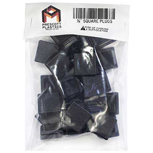 Prescott Plastics 1 Inch Round White Plastic Plugs (10 Pack) - Chair Leg Floor Protectors, Tubing End Caps - View #6