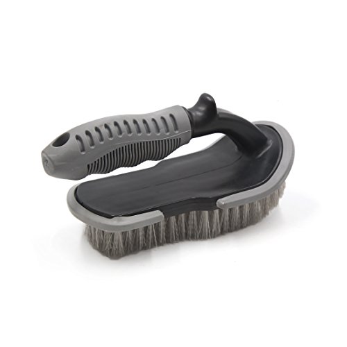 uxcell Plastic Handle Carpet Mat Chair Scrubbing Cleaning Brush for Home Car