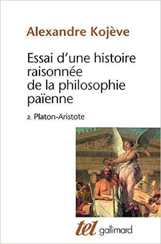 Amazon Fr Essai D Une Histoire Raisonnee De La Philosophie Paienne Tome 2 Kojeve Alexandre Livres