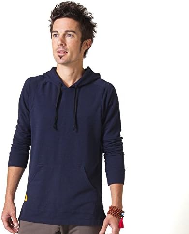 Men's Yoga Meditation Hoodie Integrity Collection (x-large, Navy Blue)