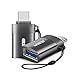 ESR USB C to USB Adapter (2 Pack), Thunderbolt to USB 3.0 OTG Converter with Keychain, Compatible with MacBook Pro 2019/2018, MacBook Air 2019/2018, iPad Pro 12.9/11 and Other Type C Devices, Grey