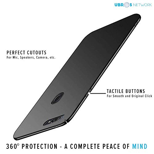 ZATX Plan Matte Black Back Cover for Realme U1(Realme U1, Black)
