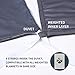 YnM Minky Duvet Cover for Weighted Blankets (Mermaid, 36''x48'')