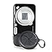GMYLE(R Black TPU Protective Soft Case with Camera Lens Cover for Samsung Galaxy S4 Zoom SM-C1010, SM-C101