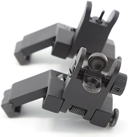 TXTactical 45 Degree Offset Flip Up Backup Sights - Picatinny Mount BUIS