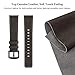 SWEES Leather Bands Compatible with Fitbit Versa 2 & Versa Lite Small & Large, Genuine Leather Band with Stainless Steel Buckle Strap Replacement Wristband for Versa Women Men, Rose Gold, Black, Brown