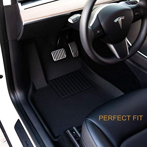 Tesla Model Y Floor Mats 2021 2022 Custom Fit All Weather Car Mats