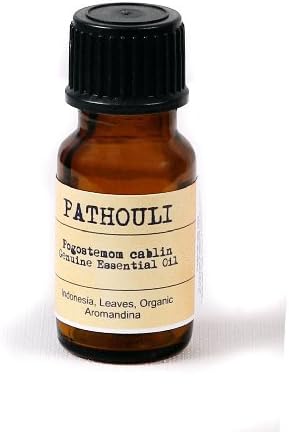 Patchouli Essential Oil -Pogostemon Cablin 0.35 Fl Oz - 10 Ml (Certified Organic, Leaf, Indonesia)