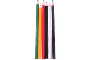 WsjiaboFux 6Pcs Multicolor Markers For Metal Glass Fabric China Graph Off Grease Wax Pencil Office Supplies Writing and Correction Supplies