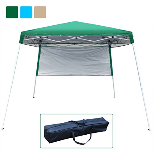 Quictent Silvox 10×10 EZ Pop Up Canopy Tent Instant Canopy Party Tent 8.7 ft height 4 Walls ...