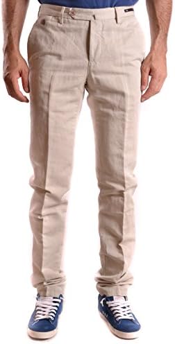 PT01 MEN'S MCBI247035O BEIGE LINEN PANTS