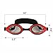 Bezzee-Pro Kids Swimming Goggles (Red Clear Lens)