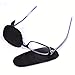 Mudder 12 Pieces Eye Patches Black Eye Patch for Glasses for Lazy Eye Amblyopia Strabismus