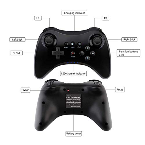 image for ZeroStory 2 Packs Classic Wireless Controller for Nintendo Wii U Conso