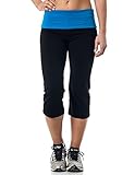 Alki'i Yoga Capri with Foldover waistband